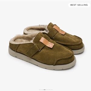 Satorisan Uwabaki clog suede
